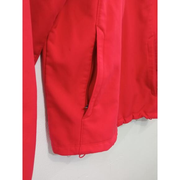 COLUMBIA Women's Jacket SoftShell Kruser Ridge Walking Hiking Outdoor Red Size M - Picture 8 of 12